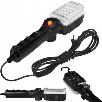 Werkstatt-LED-Lampe 230V 12W 960lm Magnethaken an 5m Kabel