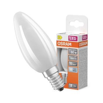 LED-Lampe B35 Kerze E14 5.5W = 60W 806lm 4000K Neutral 300° Retrofit Glühfaden CLASSIC Osram