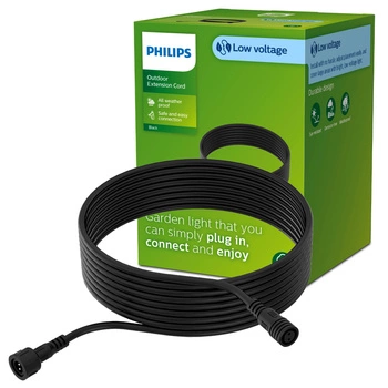 GardenLink Verbindungskabel 10m IP67 Verlängerungskabel Schwarz PHILIPS