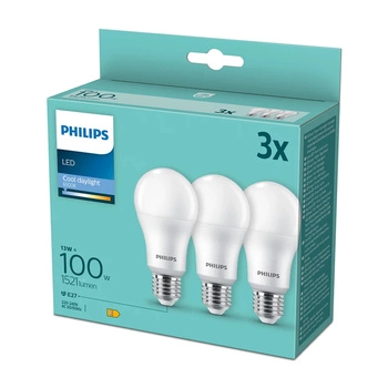 3x LED Lampen E27 A67 13W = 100W 1521lm 6500K Kalte Milch PHILIPS 