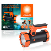 LED-Handscheinwerfer wiederaufladbare Taschenlampe IP64 3W 300lm Transformierbar + Seitenlicht LEDVANCE