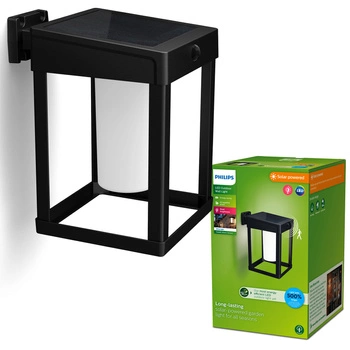 LED Solar Wandleuchte CAMILL 1.4W 3000K IP44 Dämmerungssensor PHILIPS