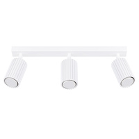 Tuba Spot Reflektor-Deckenleuchte 3x GU10 Weiß Carbon Deep Space SL.1543 Sollux