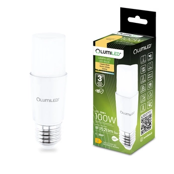 LED-Glühbirne E27 Tubular T45 13W = 100W 1521lm 3000K Warm 200° LUMILED