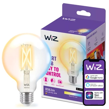 LED-Lampe E27 G95 7W = 60W 2700-6500K FILAMENT SMART WiFi WiZ
