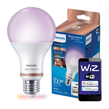 LED-Lampe E27 A67 13W = 100W 2200-6500K TW + RGB SMART WiFi Philips WiZ