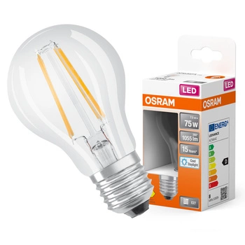 LED-Glühbirne A60 E27 6.5W = 60W 806lm 6500K Kalt 300° Retrofit Glühfaden CLASSIC Osram