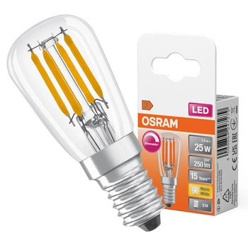 LED-Lampe T26 Tubular E14 2.8W = 25W 250lm 2700K Warm 300° Dimmbar SPECIAL Osram