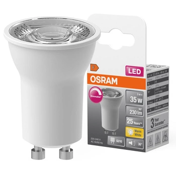 LED PAR11 Reflektor GU10 3W = 35W 230lm 2700K Warm 36° Dimmbar SUPERSTAR Osram