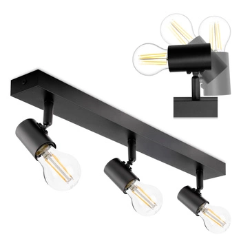 Deckenleuchte SPOT TUBA Reflektor Halogenleuchte 3x E27 GLASA LUMILED