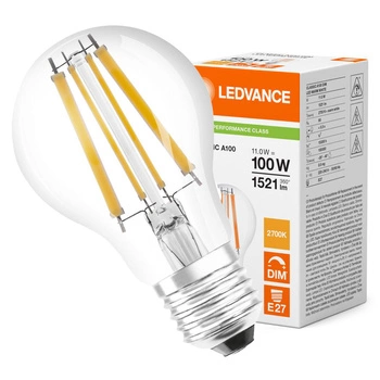 LED Lampen A60 E27 11W = 100W 1521lm 2700K Warmweiß FILAMENT DIMMABLE LEDVANCE