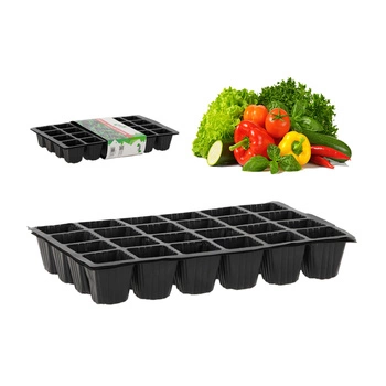 Set von 24x Torf Töpfe 8x8 cm für Sämlinge Aussaat Quilting Biologisch abbaubar Rund