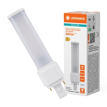 LED Lampen DULUX G24d-1 5W = 10W 600lm 4000K Neutralweiß LEDVANCE