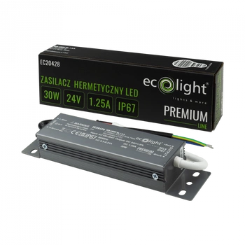 LED-Netzteil IP67 30W 24V Premium Ecolight