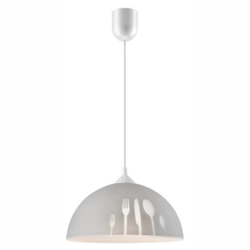 APETITE Decke Pendelleuchte E27 Grau Weiß LM-1.3/5 Lamkur