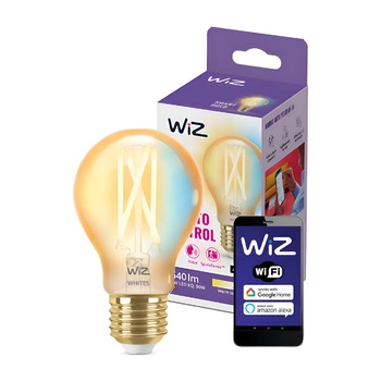 LED-Glühbirne E27 A60 7W = 50W Glühfaden Amber SMART WiFi WiZ