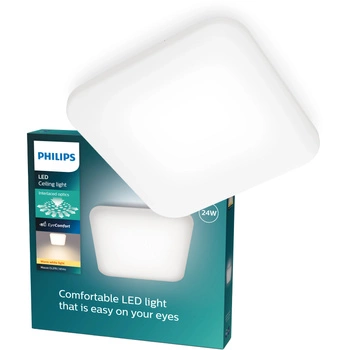 LED-Deckenleuchte Plafond 24W 2900lm 2700K Weiß Mauve Philips