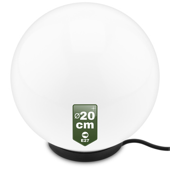 Außengartenlampe LED BALL 20CM E27 IP65 LUMIKULA2 LUMILED