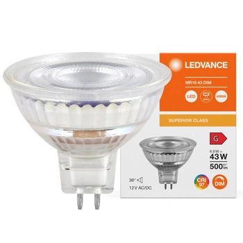 LED Lampen MR16 GU5.3 6.6W = 43W 500lm 4000lm Neutralweiß 12V FILAMENT DIAMOND LEDVANCE