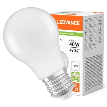 LED Lampen A60 E27 4.9W = 40W 470lm 4000K Neutralweiß LEDVANCE