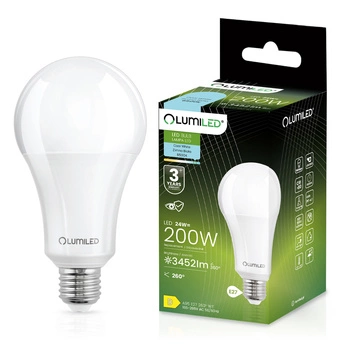 LED Lampen E27, Glühbirne A95, 24W = 200W, 3452lm, 260°, 6500K, kalt LUMILED