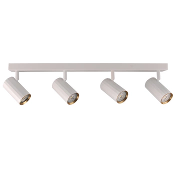 Wand- und Deckenstrahler 4x GU10 Weißgold NICEA Sanico Goldlux