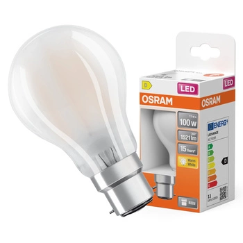 LED-Lampe A60 B22d 11W = 100W 1521lm 2700K Warm 320° Retrofit Glühfaden CLASSIC Osram