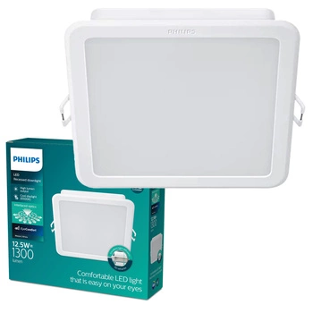 LED-Panel LED-Einbauleuchte 12,5W 960lm 6500K Weiß Meson Philips