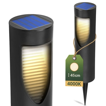 LED-Solar-Gartenleuchte Erdspieß BURGO IP44 – LUMILED