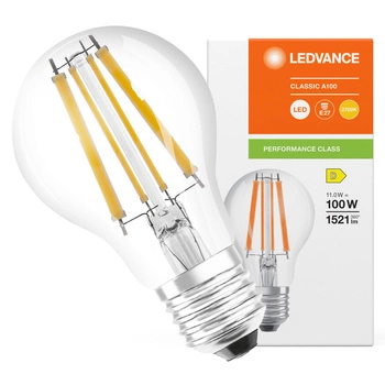LED Lampen A60 E27 11W = 100W 1521lm 2700K Warmweiß FILAMENT LEDVANCE