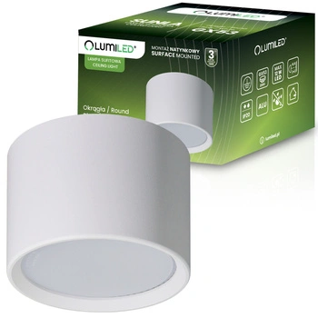 HALOGEN-Anbauleuchte SUNLA Tuba Gx53 LED Spot Wandleuchte Zylinder Weiß LUMILED