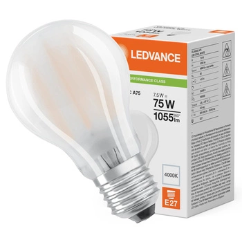 LED Lampen A60 E27 7.5W = 75W 1055lm 4000K Neutralweiß FILAMENT LEDVANCE