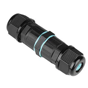 Hermetischer Steckverbinder. Gerader elektrischer Kabelkasten. IP68