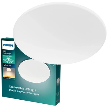 LED Plafond Aufputz MOIRE 36W 2700K 49cm Weiß Rund PHILIPS