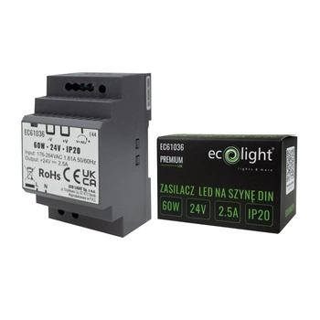 DIN-Schiene Led Premium Line 60W 24V Ecolight-Stromversorgung