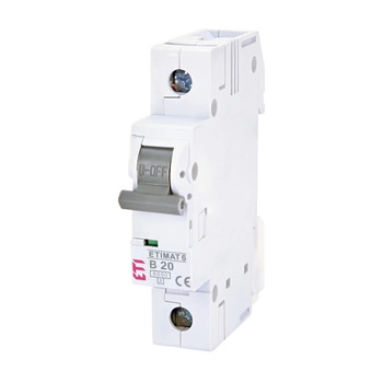 Überstromschutzschalter Leistungsbegrenzer 6 1p B20 20A Überlastschutz ETIMAT