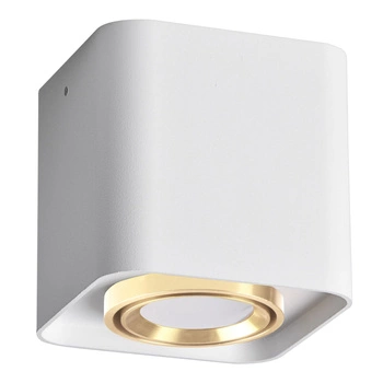 Spot GU10 weiß XENO Sanico Goldlux Anbauleuchte