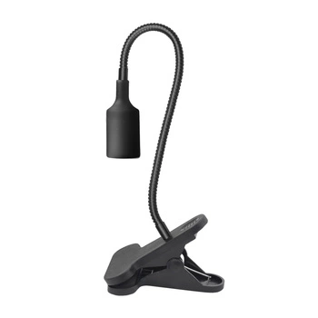 LED-Pflanzen Clip-on-Schreibtischlampe Schwarz PLANTY CLIP Kobi