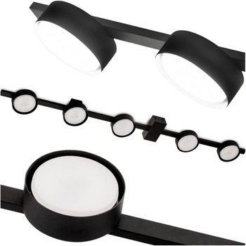 OVILO Deckenleuchte LED-Halogen-Leuchte 5x GX53 Spot Wandleuchte Reflektor LUMILED