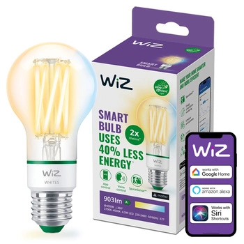 LED Lampen E27 A60 4.3W = 60W 2700-4000K FILAMENT SMART WiFi WiZ