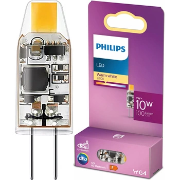 LED-Glühbirne G4 Capsule 1W = 10W 100lm 2700K Warm 12V Philips