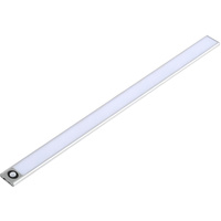 LED-Unterbauleuchte selbstklebende Möbelleiste 2W 4500K 40cm mit Bewegungsmelder silberfarben