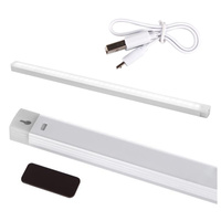 LED-Unterschrankleuchte Möbelleiste 2W 4500K 20cm mit Bewegungsmelder Silber