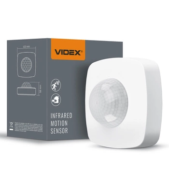 Bewegungs- und Dämmerungslichtsensor für den Außenbereich 1200W Weiß IP54 VL-SPC24W Videx