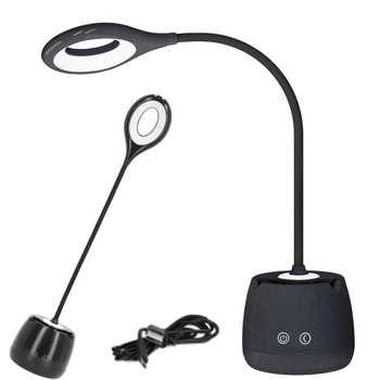 LED wiederaufladbare Tischlampe 5W 180lm Schwarz Lusia LED2B Kobi