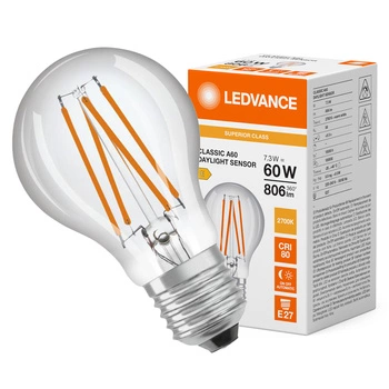 LED-Lampe E27 A60 7.3W = 60W 806lm 2700K Warm 320° Ledvance