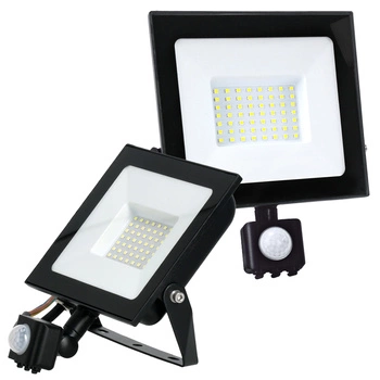 LED-Flutlicht Halogen 50W 4270lm 4000K IP65 Schwarz Bewegungsmelder MH Kobi