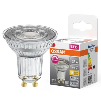 LED PAR16 Reflektor GU10 3.7W = 35W 230lm 2700K Warm CRI90 36° Dimmbar SUPERSTAR Osram