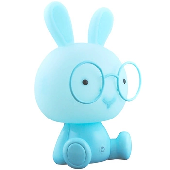 Dekoratives LED KING 2.5W Warmes blaues Kinder-Nachtlicht GOLDLUX (Polux) + USB-C Kabel