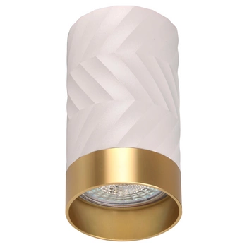 ARRAS GU10 Tuba Spot Round White GOLDLUX Deckenanbauleuchte
